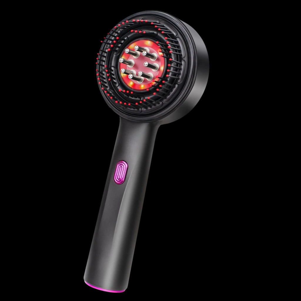 3-in-1 Electric Scalp Massager & Hair Oil Applicator – Waterproof Hair Growth Brush